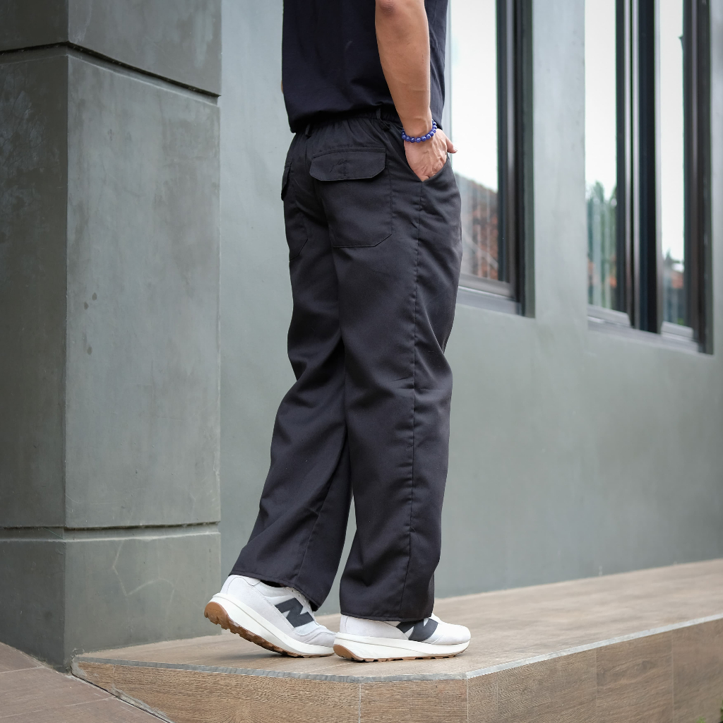 CELANA CHINO PANJANG LOOSE PANT  PRIA WANITA KERJA KANTOR SANTAI