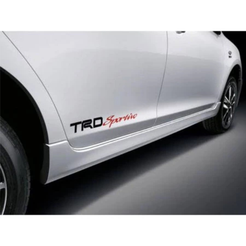 sticker mobil trd sportivo stiker mobil variasi cutting keren