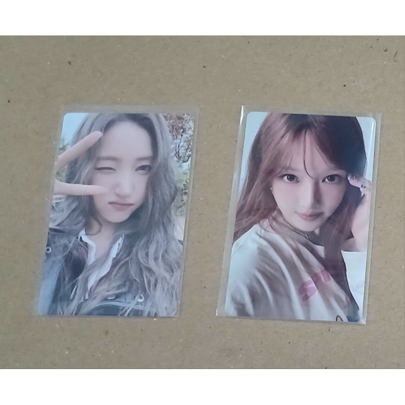Photocard Gfriend sowon dan yerin