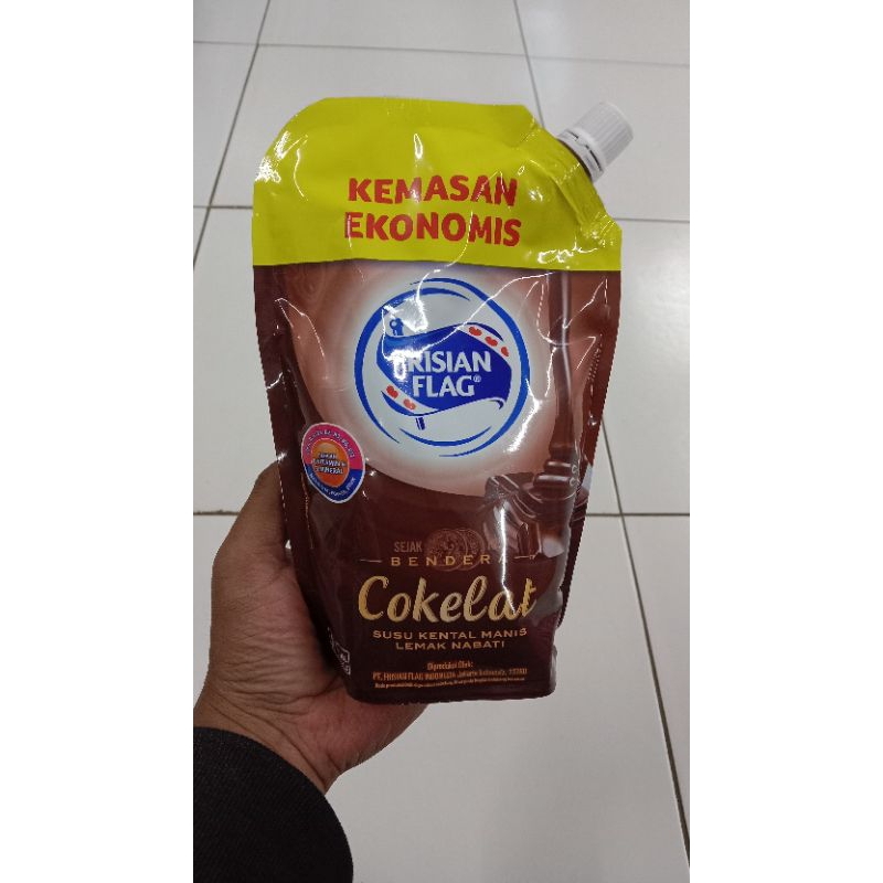 

frisian flag pouch coklat