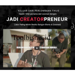 CREATORPRENEUR Content Hack Hasilin 100jt pertama dari sosmed 100+ video pembelajaran sangat mendeta
