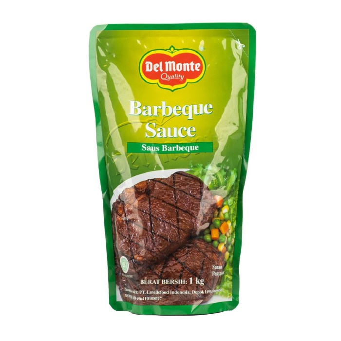 

Saus Panggang Daging Steak DEL MONTE Barbeque Sauce 1 kg Pouch