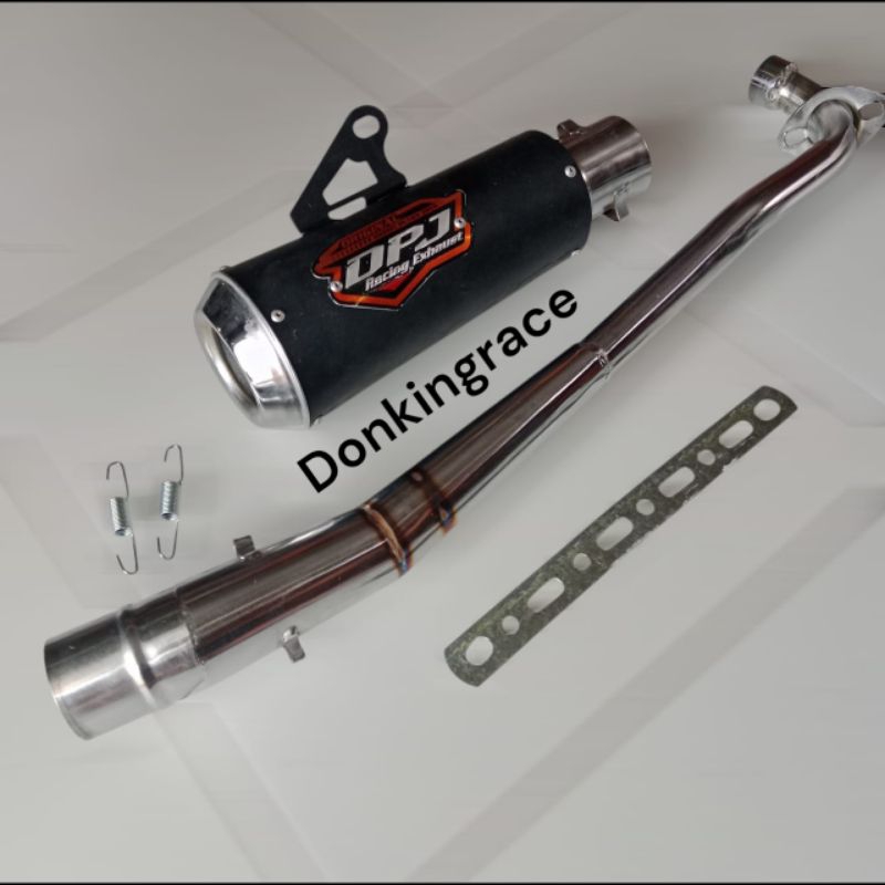 knalpot racing DPJ GP1 Supra Karisma Vega Shogun Smash Legenda Jupiter absolute Revo Revo fit