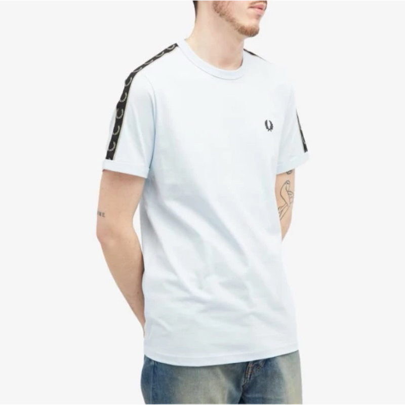 Fred Perry Taped White