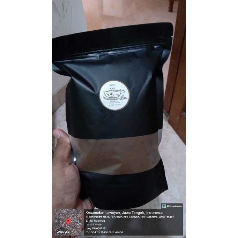 

Kopi Bubuk 100 % Biji Kopi Robusta Lampung ukuran 500 gram