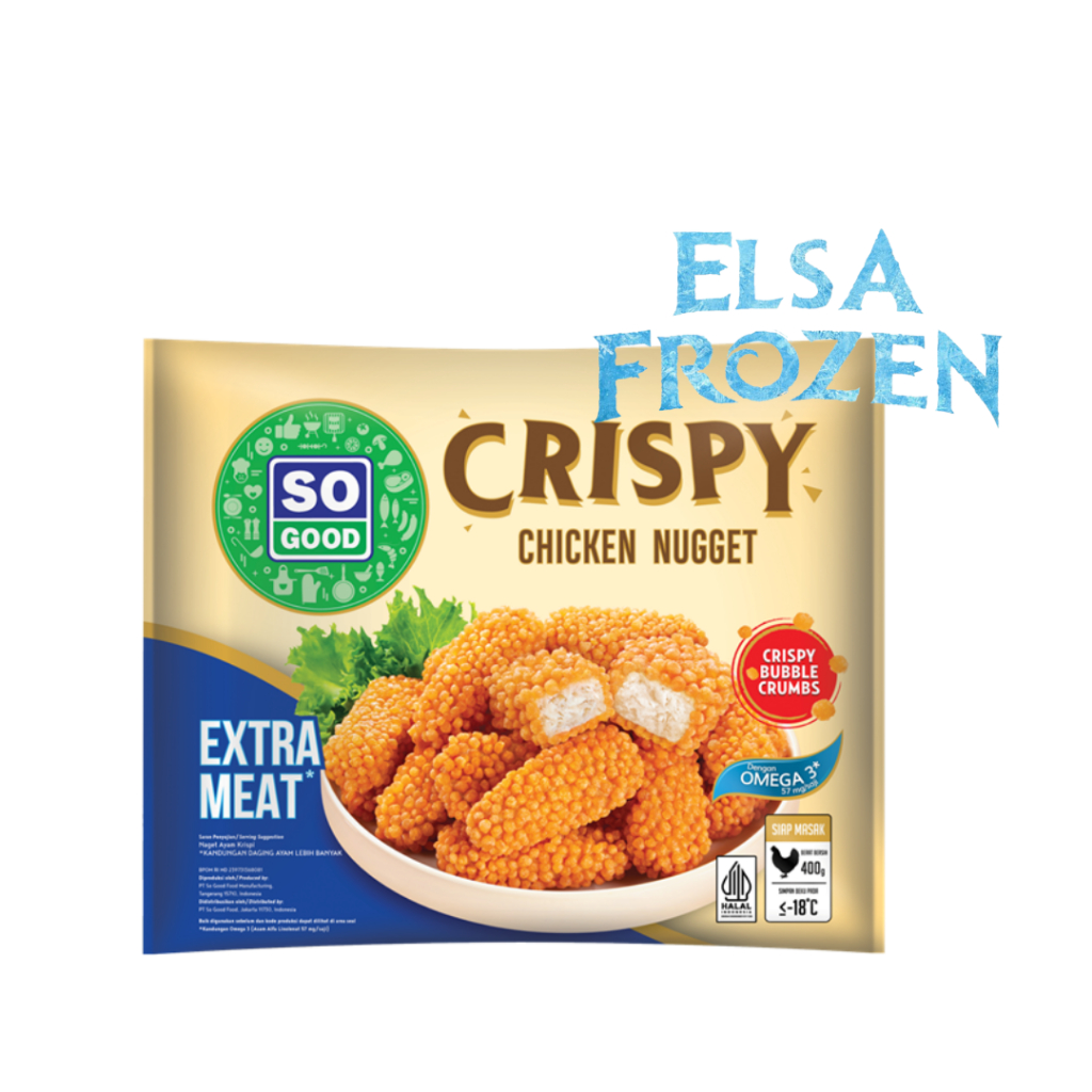 

SO GOOD CRISPY CHICKEN NUGGET 400GR / NAGET AYAM KRISPI