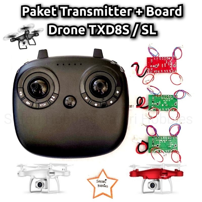 Paket Transmitter + Board Receiver Drone TXD 8S 8S(L)