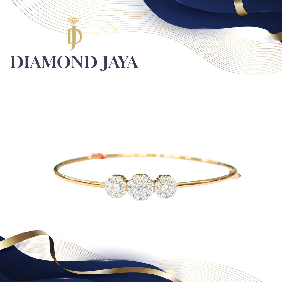 TOKO MAS DIAMOND JAYA - Gelang Emas Wanita Mata Bulat