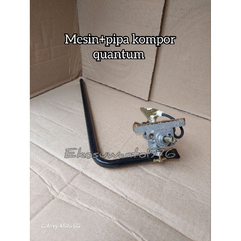 mesin+ pipa kompor quantum 1 tungku