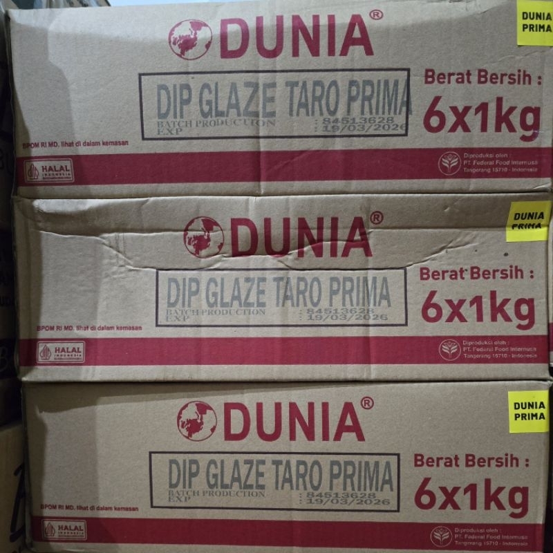 

Dunia Dip Glaze Taro 6x1Kg