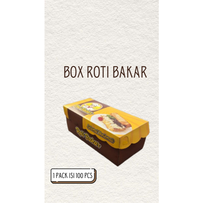 Kemasan Cantik / Box Roti Bakar / Dus Roti Bakar / Dus Roti Bakar Murah / Box nasi Bakar Murah / isi