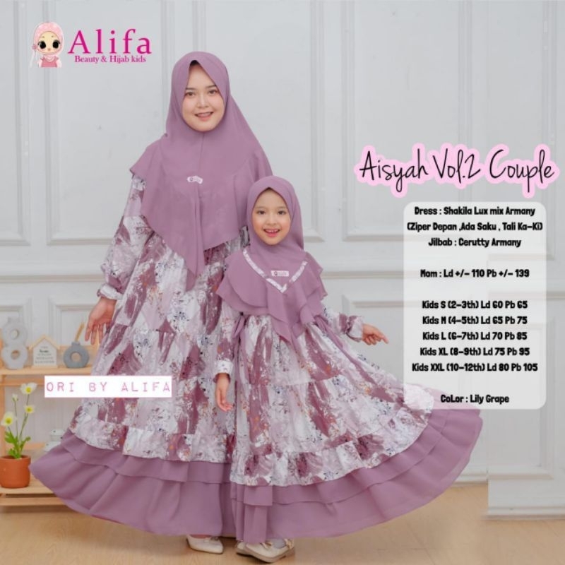[[ Hawwa2 Kids Solo ]] Canda Gamis Couple Ibu dan Anak ORI by Alifa