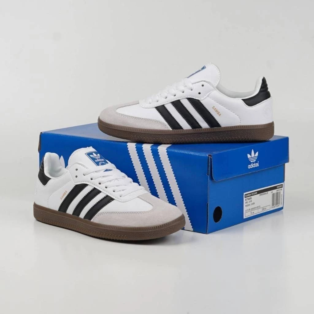 Adidas samba og white black sepatu adidas original pria wanita unisex