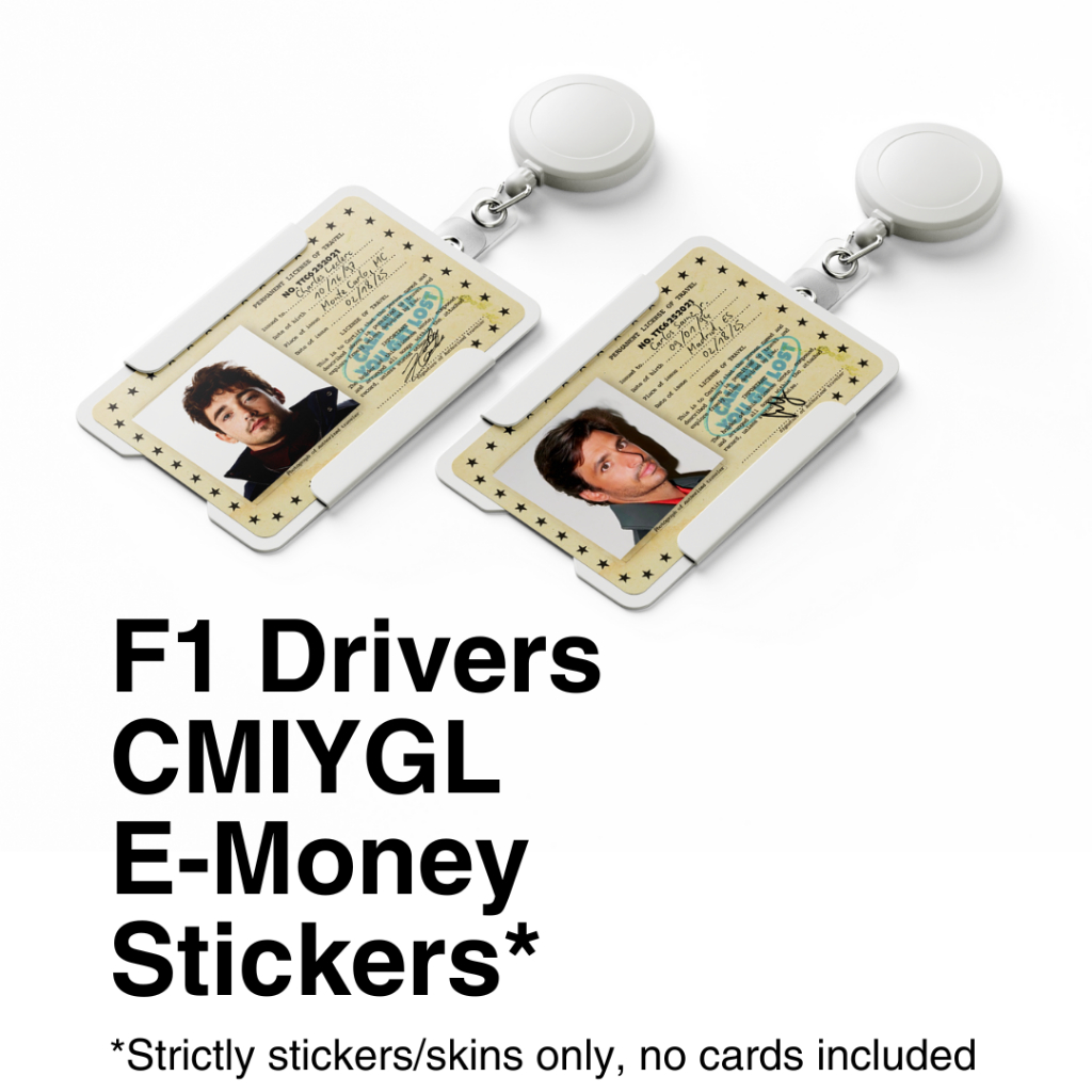 

F1 Driver 'Call Me If You Get Lost' E-Money Vinyl Sticker Formula 1 - Leclerc, Sainz. Norris, Verstappen, etc. [Downforce Studio]
