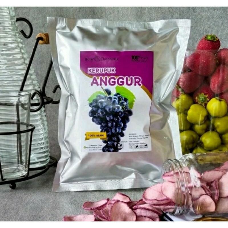 

keripik buah anggur viral