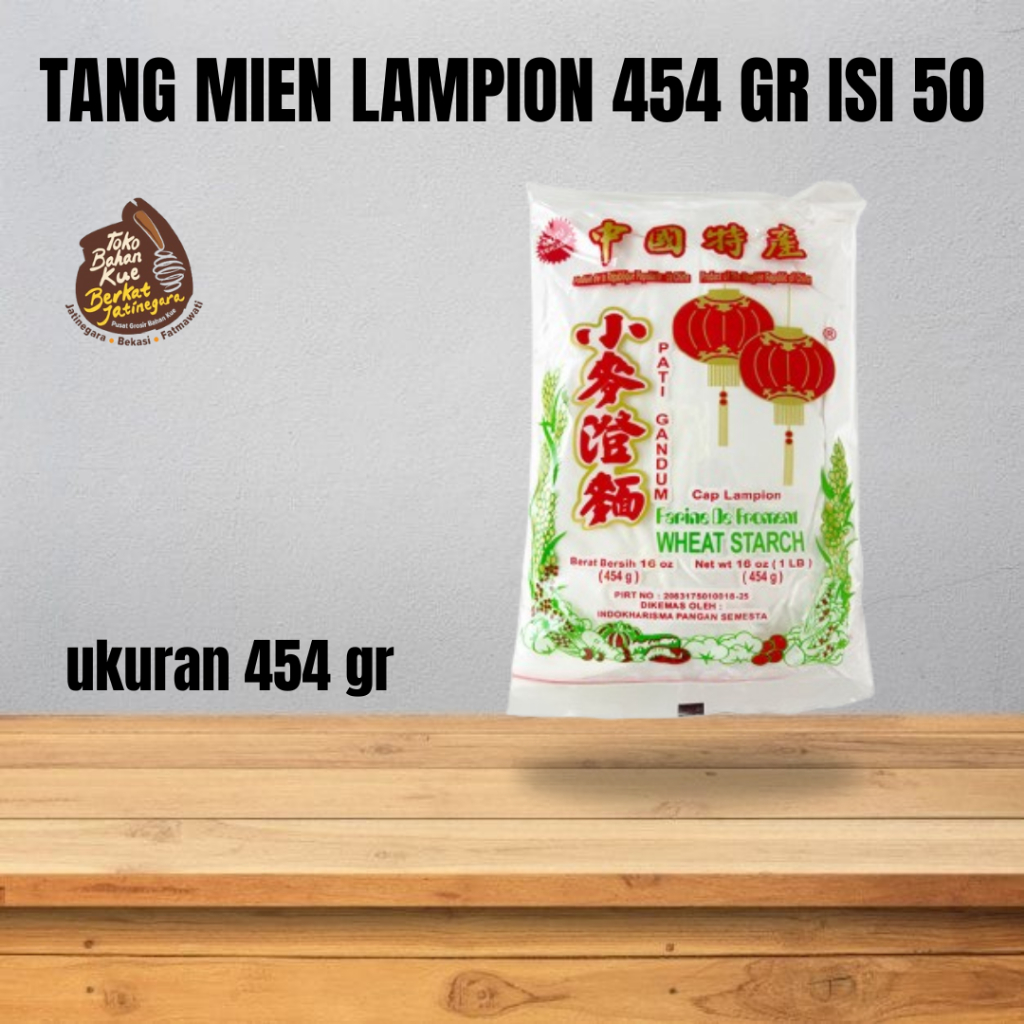 

TANG MIEN LAMPION 454 GR ISI 50 / TEPUNG GANDUM / 454 GR