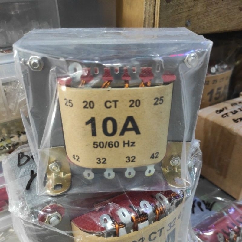 Trafo Bell 10A Kecil CT 42v Extra 500ma CT 12v 15v 18v