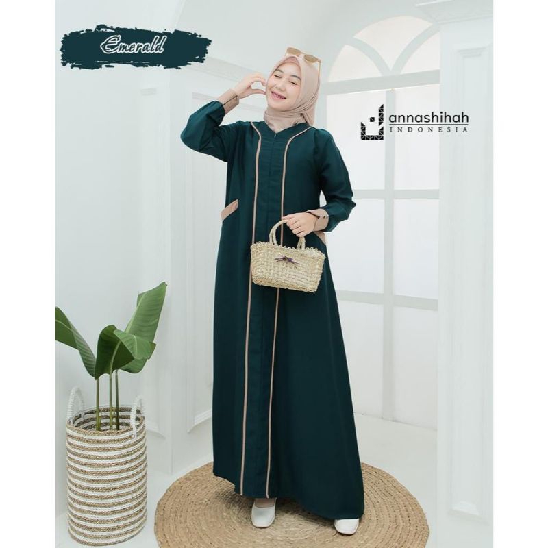 ABAYA DUBAI YUNIA DRESS EXSLUSIVE ANNASIHAH/GAMIS ABAYA YORIS TERBARU