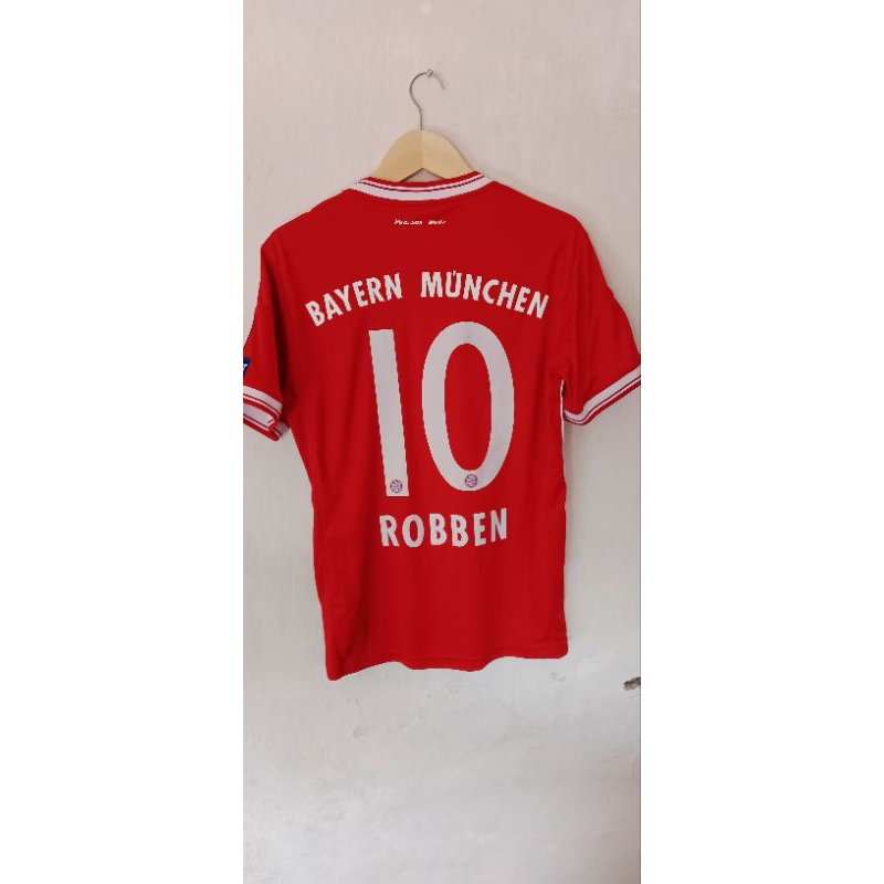 jersey bayern munchen 2013 home nns robben full patch ucl