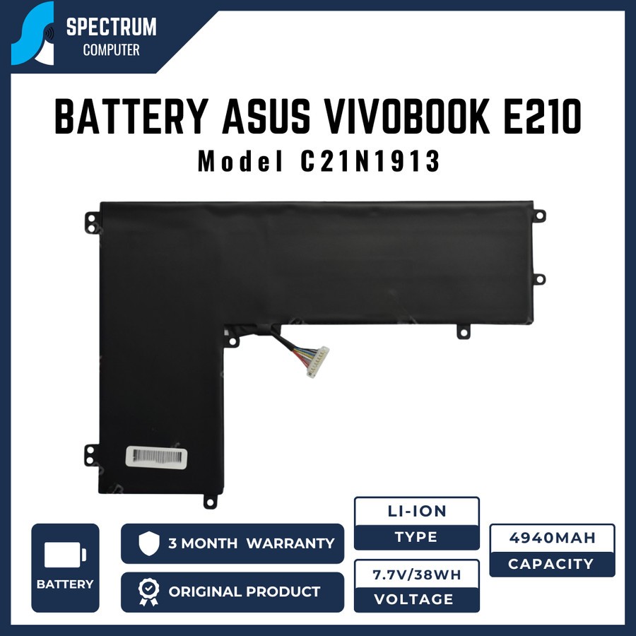 Baterai ASUS Vivobook E210 E210MA C21N1913 Original