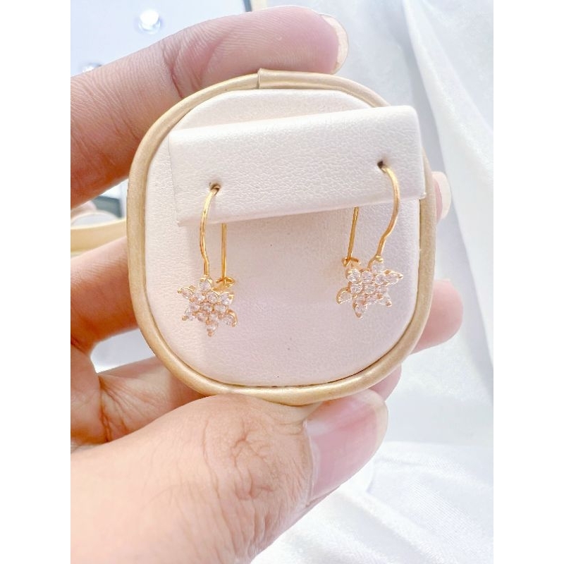 Anting Emas Asli Frozen Gold 8k