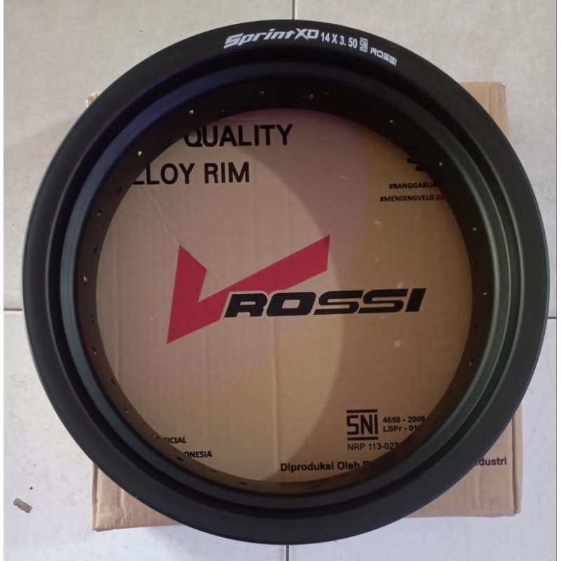 Lingkar 14-350 Black velg Sprint XD veleg motor matic Original Vrossi