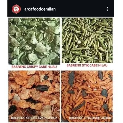 

Basreng 500 gram Pedas Daun Jeruk & Cabe Hijau