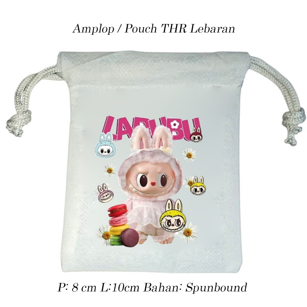 

Amplop Lebaran 2025 Aesthetic Pouch Serut Unik Buat THR Lebaran - Labubu 905