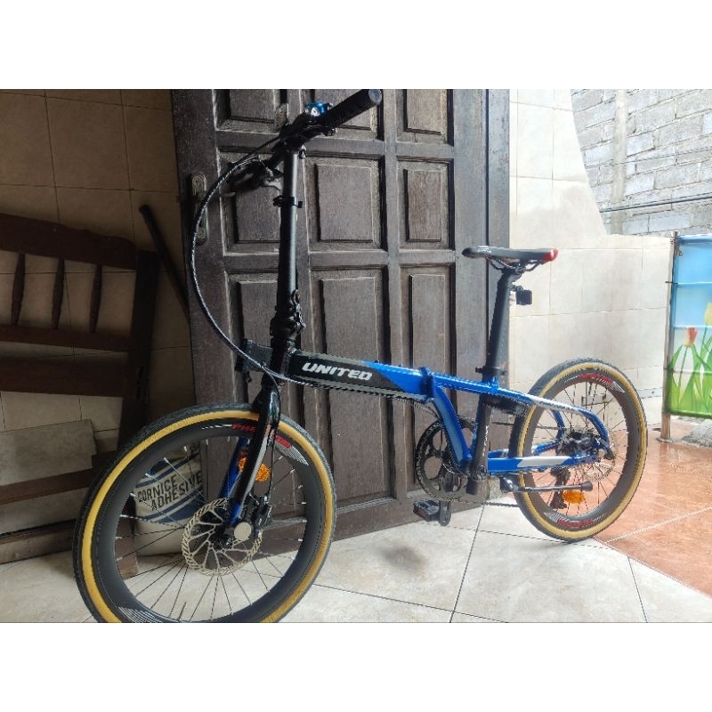 Sepeda Lipat United Phantom Bekas Second Like New