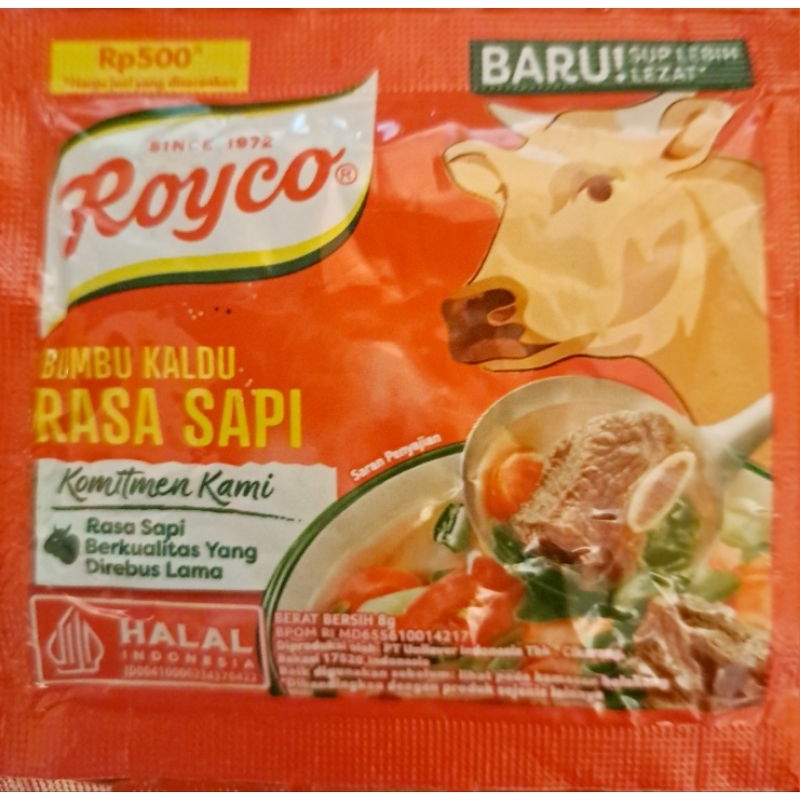 

GROSIR ROYCO SAPI SACHET /RENTENG 9GR 1 LUSIN EXP. 16 MEI 2025