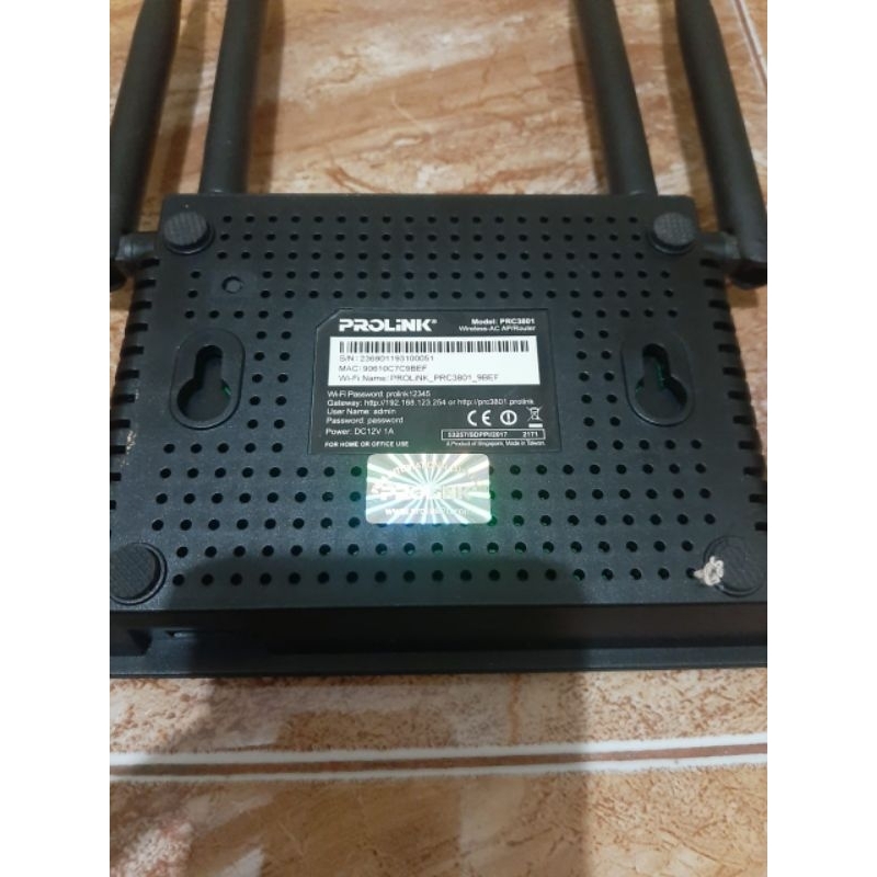 Router wifi Prolink prc3801