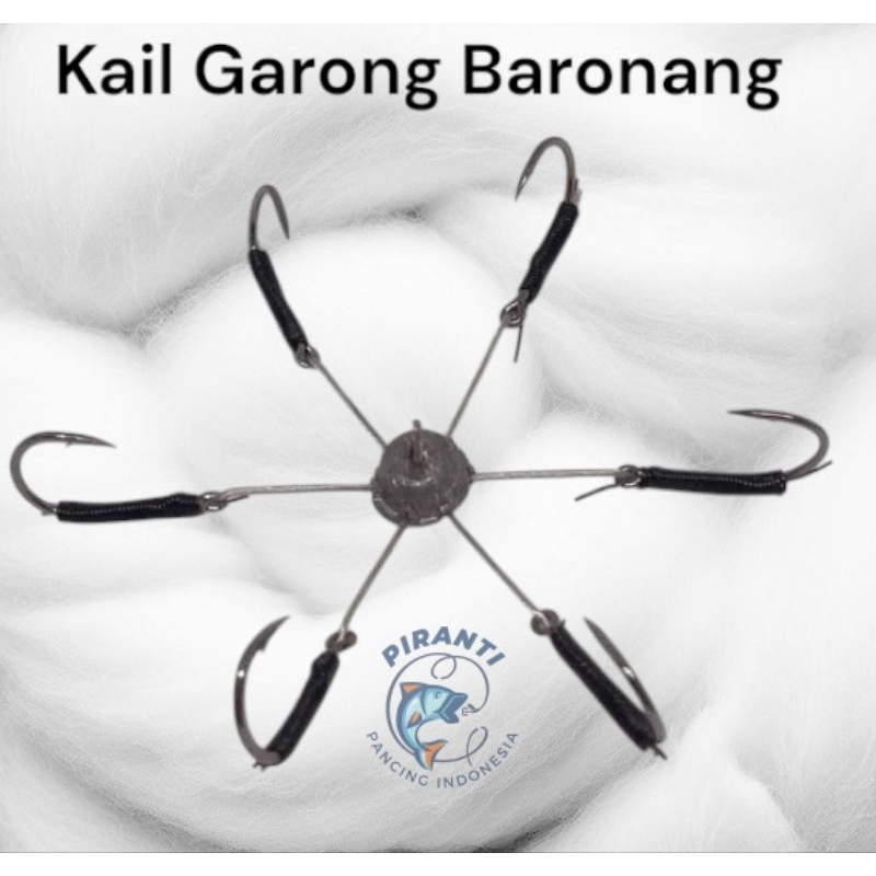Kail Pancing Garong Cabang 4 dan Cabang 6 Model Kembang