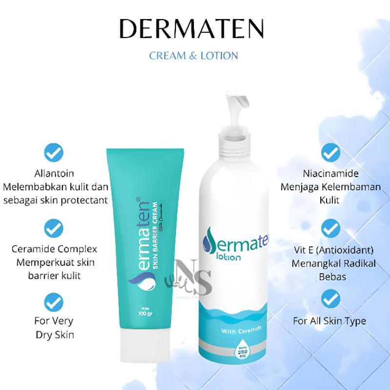 DERMATEN CREAM & LOTION PLUS CERAMIDE