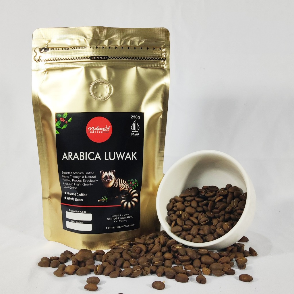 

Biji Kopi Luwak Arabika 250g Whole Bean