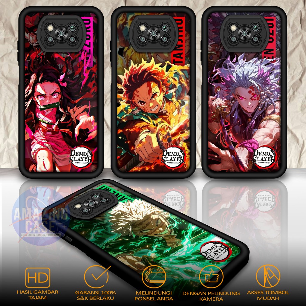 Case Premium Compatible For POCO X3  X3 NFC X3 PRO  Motif DMN Casing Softcase Glossy Anti Jamur