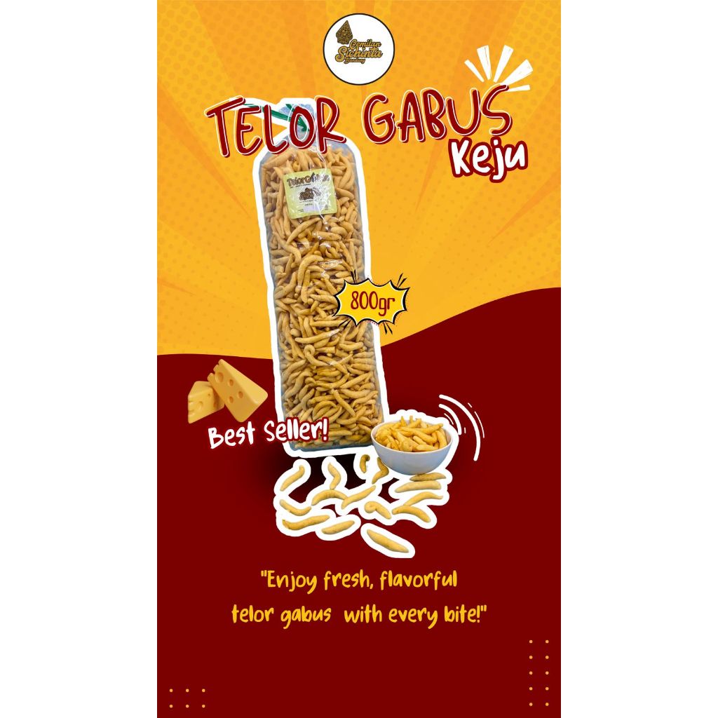 

1 BALL 800 GRAM - TELUR GABUS KEJU SICHINTA cemilan asin gurih