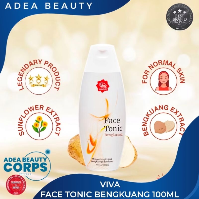 [ADEA] VIVA - Face Tonic Bengkuang 100ml - VIVA FACE TONIC BENGKUANG - VIVA FACE TONIC BENGKOANG
