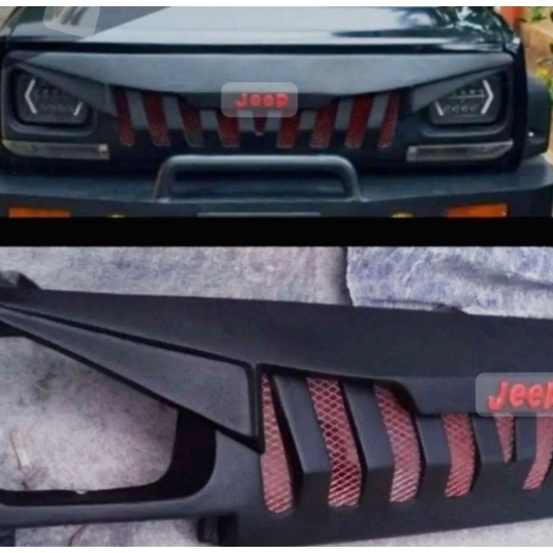 Ramang Tameng Grill Mobil Feroza/Taff Model Jeep/Hammer