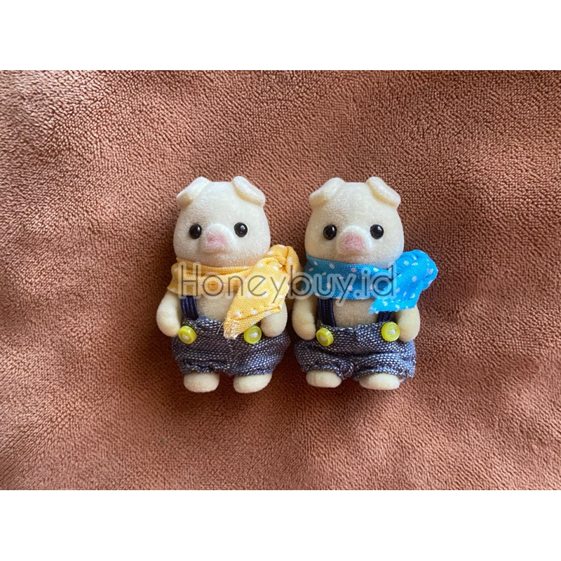 [READY] Sylvanian Families Flora Rabbit Strawberry Babies & Mimineko Curly Ear Bug Buddies Unicorn S