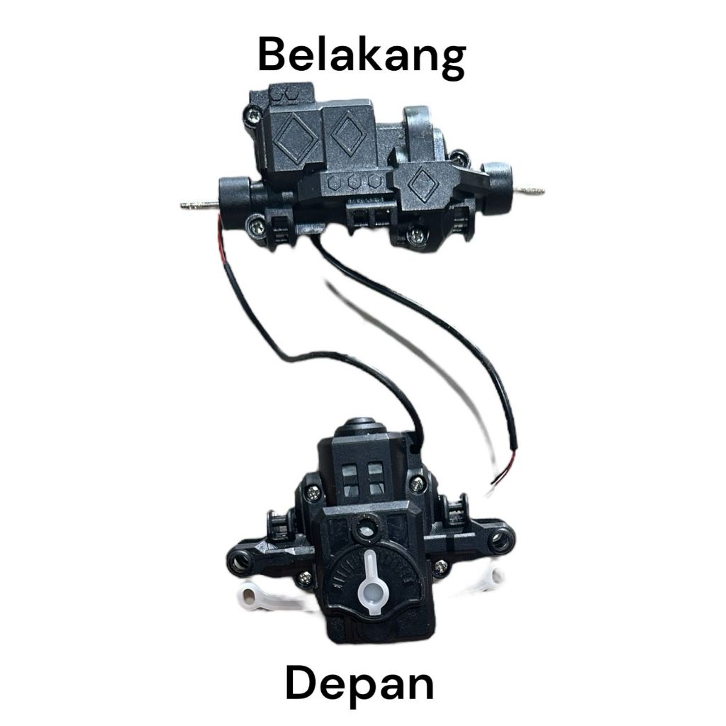 SPAREPART RC ROCK CRAWLER GEARBOX DEPAN DAN GEARBOX BELAKANG RC RC 1:18 MESIN GEARBOK DEPAN DAN BELA