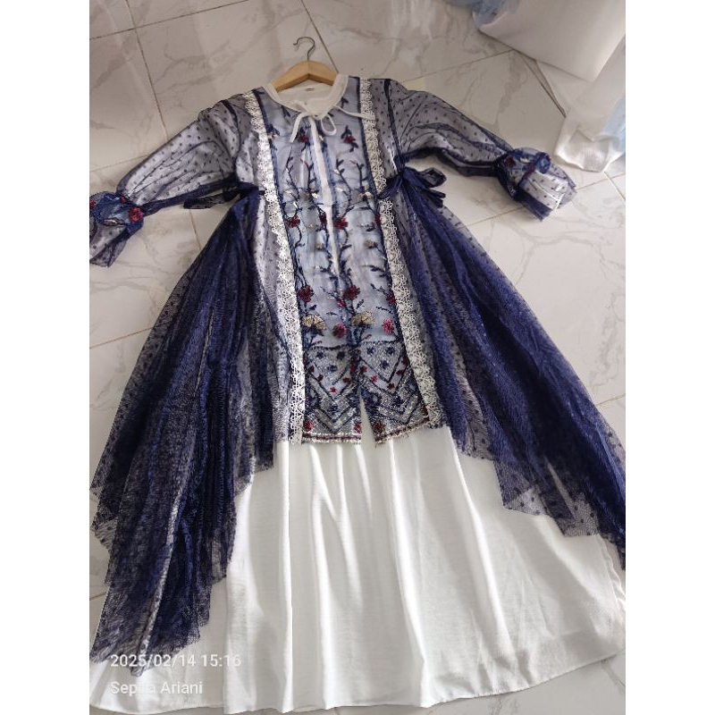 Gamis + outer brukat anak