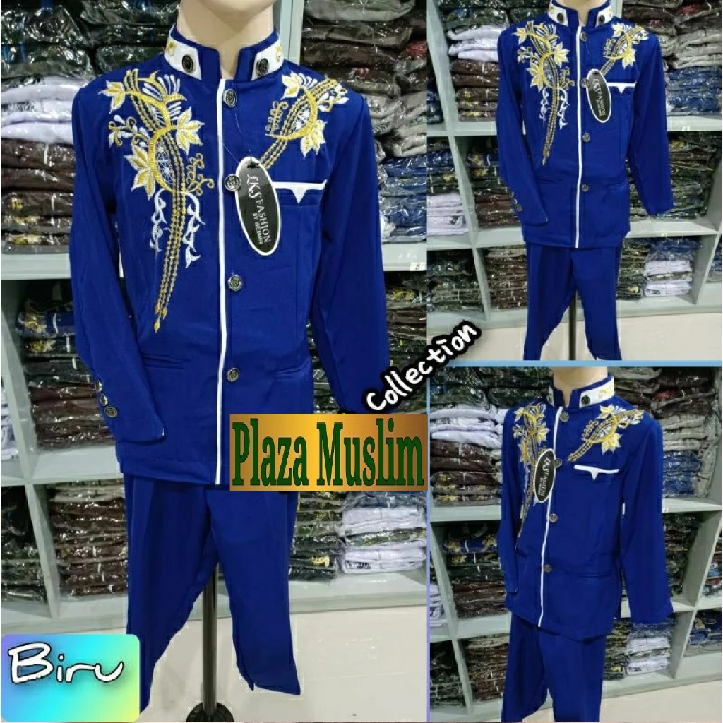 [ 1 SETEL ] Jasko Setelan Anak / Jas Koko Anak / Baju Plus Celana / Jasko Remaja / Koko Setelan Anak