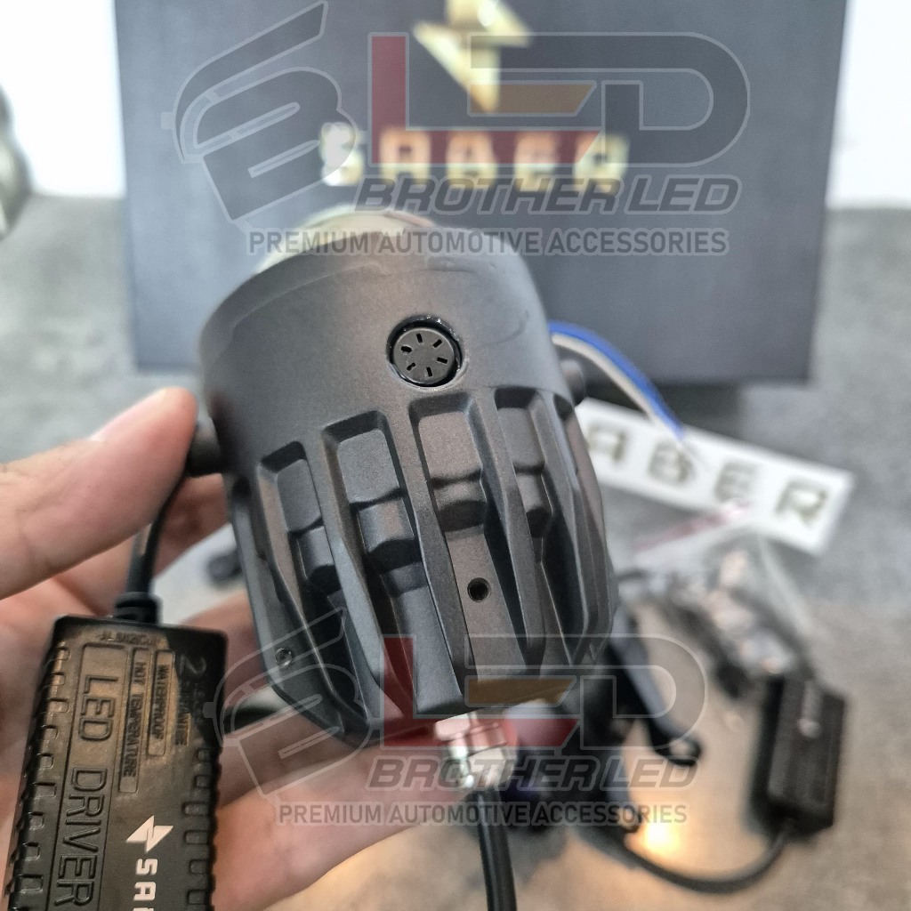 FOGLAMP BILED 2 INCH SABER SR 80S/ SABER SR80S / SABER SR 80 S FOGLAMP BILED 2 IN Viral SR80 S 5500K