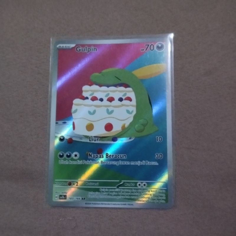 POKEMON TCG Gulpin AR Sv7s Bimbingan Rasi