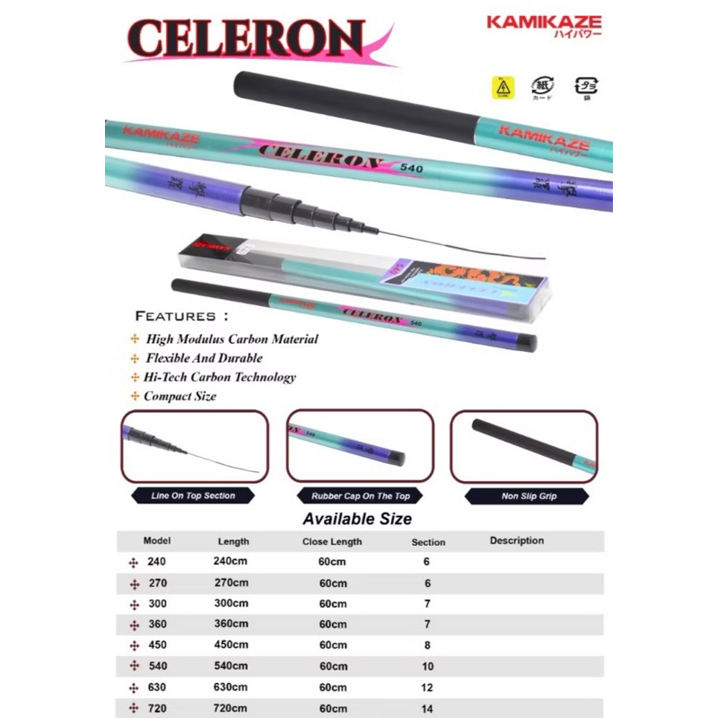 JORAN TEGEK KAMIKAZE CELERON 270CM - 360CM