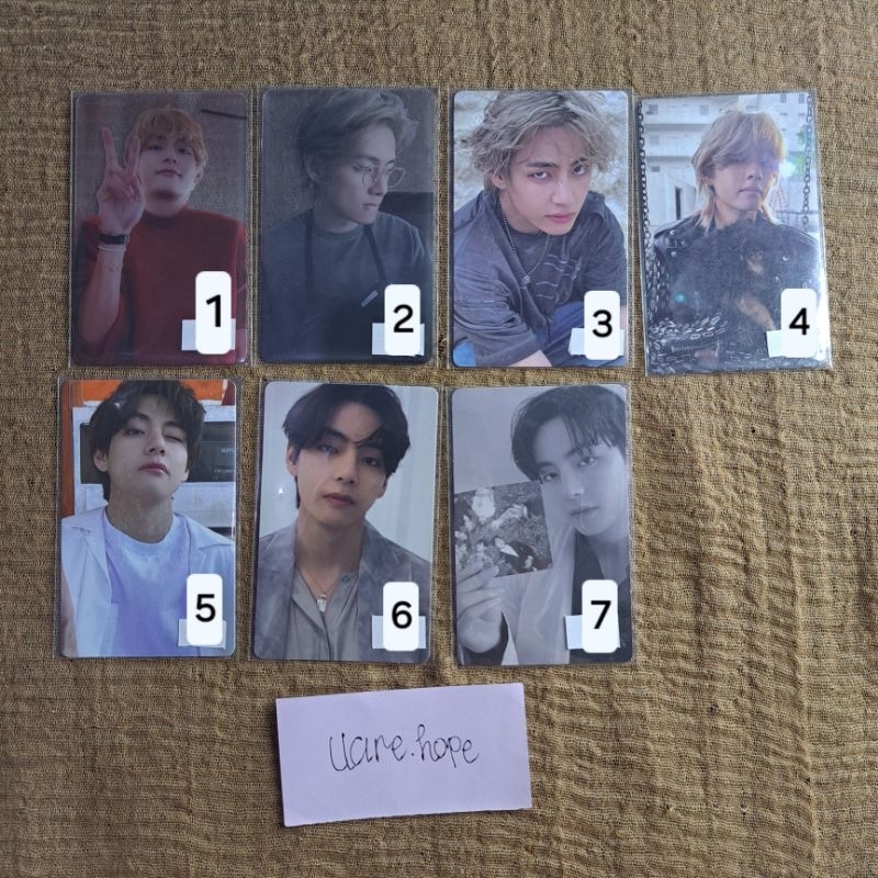 WTS PHOTOCARD BTS OFFICIAL V/TAEHYUNG