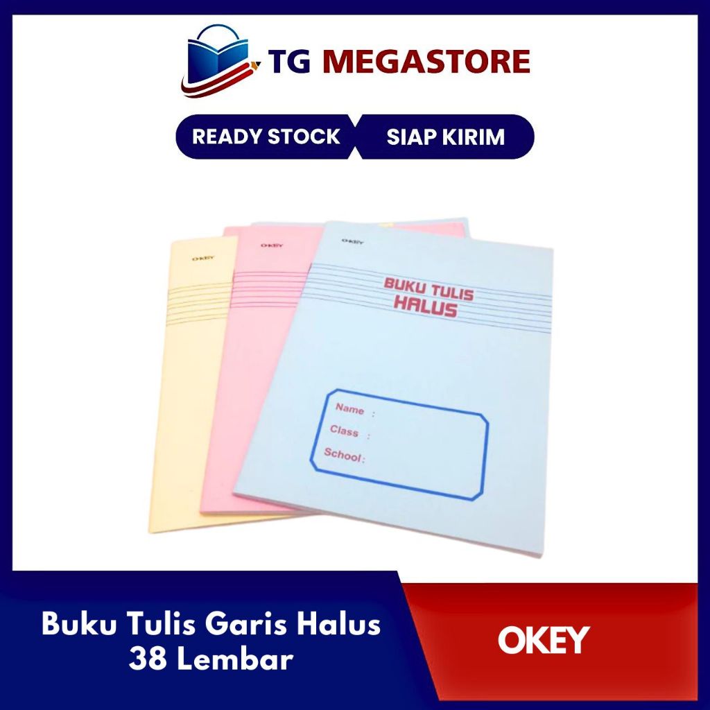 

Buku Tulis Garis Halus Okey 38 Lembar