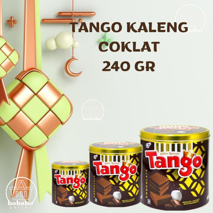 

Tango wafer kaleng coklat 240gr - Tanggo Chocolate - Chocolate - Can