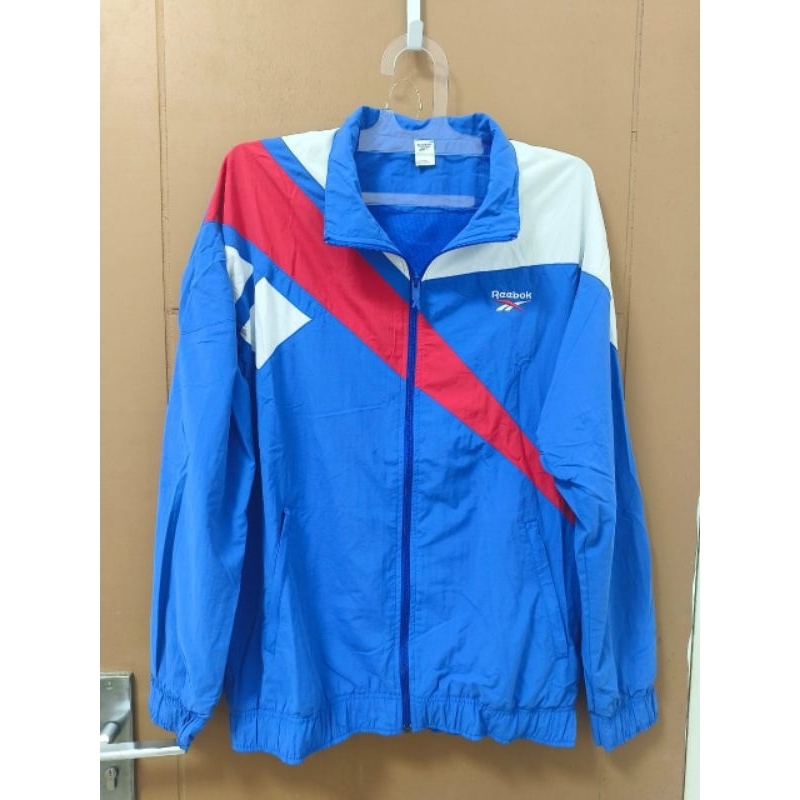 Jaket Tracktop Reebok Classic Big Vector Logo Original XXL fit XL