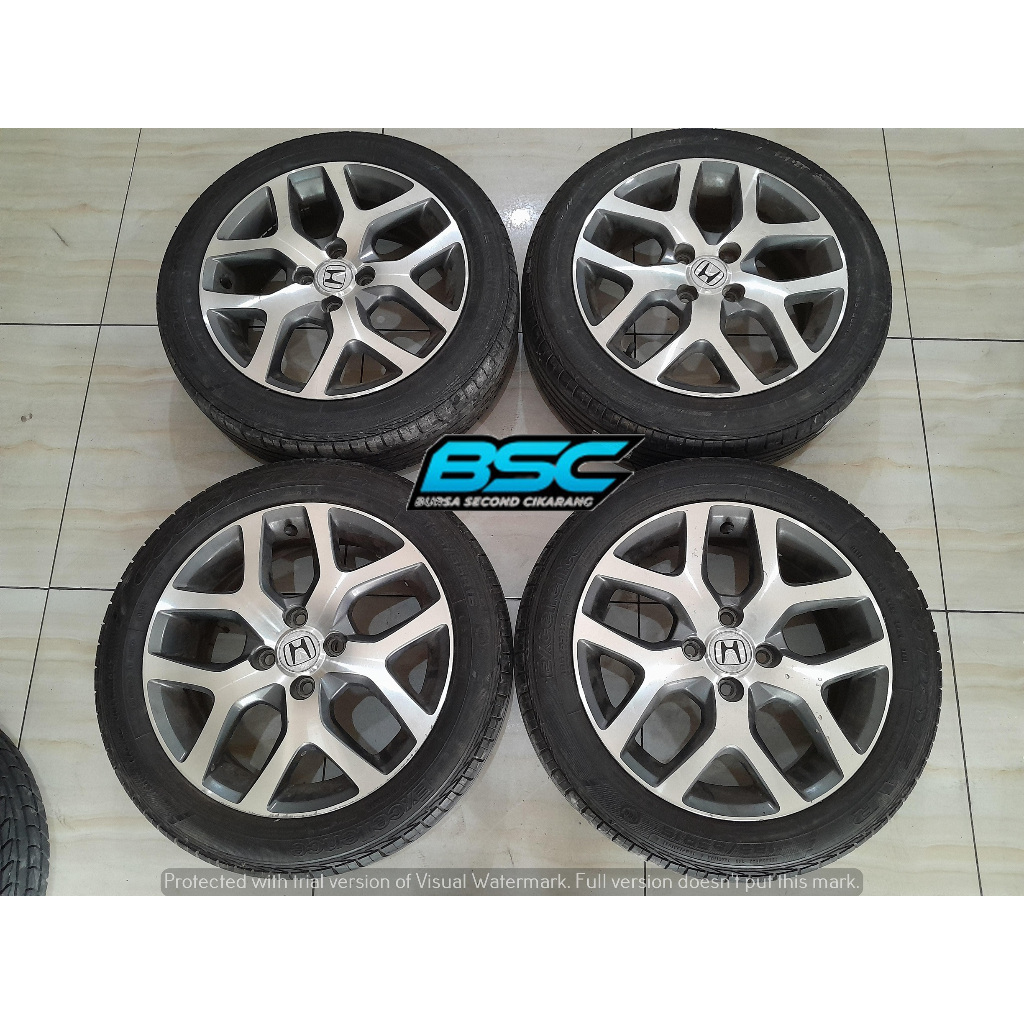 Velg Mobil Second R16 Copotan Honda City Pcd 4x100 Ban 185/55 Ring 16 Buat Calya Sigra Freed Ayla Ag